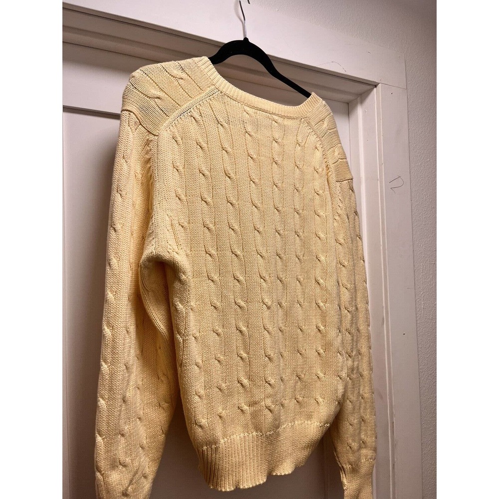 Vintage Norsport Yellow Cable knit Sweater